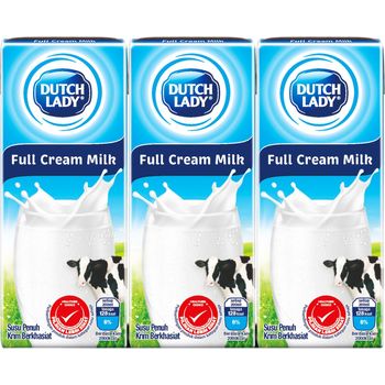 Dutch Lady Pure Farm Uht Flavoured Milk Full Cream