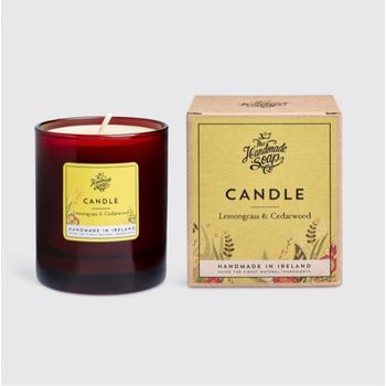 The Handmade Soap Company Soy Candle Lemongrass And Cedarwood 160g