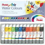 Pentel Arts Water Colours 12 Colorsbox Wfrs12