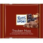 Ritter Sport Trauben Nuss Grape Nut 3 Bars Each 100g Fresh From Germany