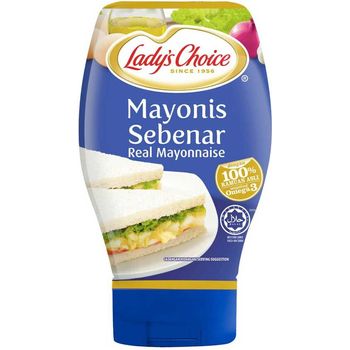 Lady's Choice Real Mayonnaise Squeeze 280ml
