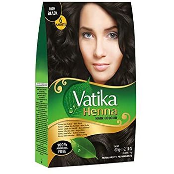 Vatika Henna Hair Colour Black 01 60g