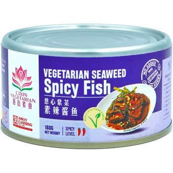 Cixin Vegetarian Seaweed Spicy Fish 180g