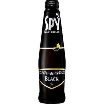 Spy Wine Cooler Black 275ml