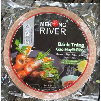Mekong River Rice Paper 22cm brown Rice 300g