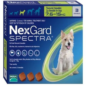 NexGard Spectra for Medium Dogs 7.5 - 15kg