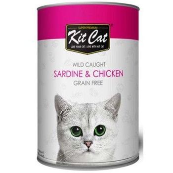 Kit Cat Canned Food Sardine And Chicken 400g