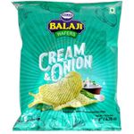 Balaji Cream And Onion Potato Wafers 135g