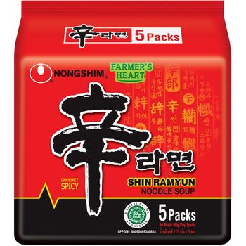 Nongshim Shin Ramyun Spicy Mushroom 5x120g
