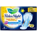 Laurier Relax Night 40cm Gather Wings 8s