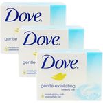 Dove Gentle Exfoliating Beauty Bar 3pcs 100g