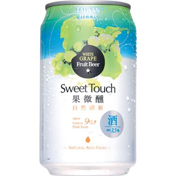 Taiwan Beer Sweet Touch Fruit Can Beer White Grape 330ml