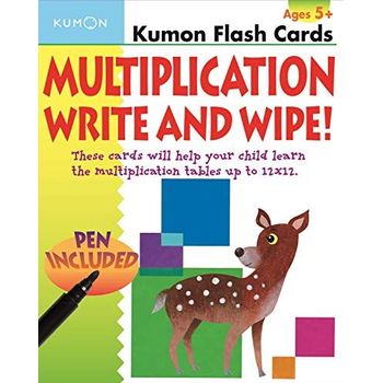 Kumon Flash Cards Multiplication Write And Wipe