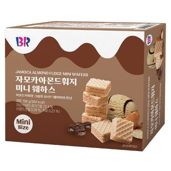 Baskin Jamoca Almond Fudge Mini Wafers 100g