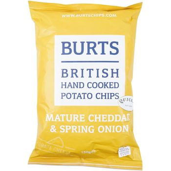 Burt's Mature Potato Chips Cheddar and Spring Onion 150g