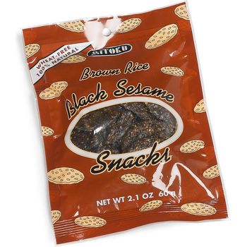 Brown Rice Black Sesame Snack Crackers 60g