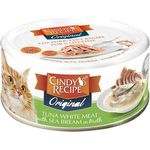 Cindy's Recipe Cat Can White Meat Tuna + Snapper Broth 80g