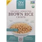 One Degree Organic Foods Sprouted Brown Rice Crisps Cereal 8ozs case Of 6