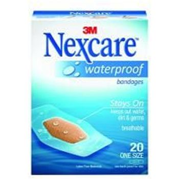 3M Nexcare Waterproof Clear Bandages One Size
