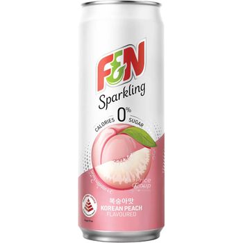 F&N Sparkling Zero Korean Peach Can 325ml