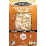 Eco Organics Pasta Ravioli Vegan Cheese 250g