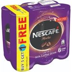 Nescafe Mocha Low Fat Milk Coffee Drink Can 6 x 240ml