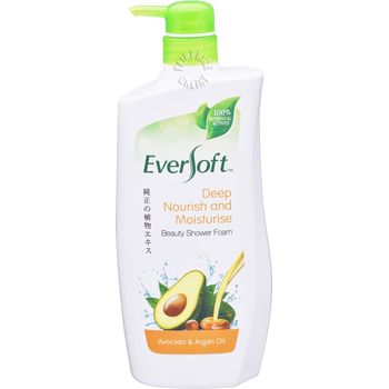 Eversoft Beauty Shower Foam Deep Nourish And Moisturise 800ml