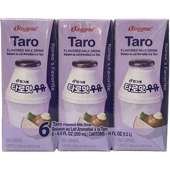 Binggrae Korea Favorite Taro Flavored Milk 6pcs 200ml