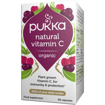 Pukka Natural Vitamin C 60 Caps