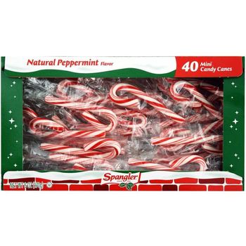Spangler Candy Mini Peppermint Candy Canes 170g