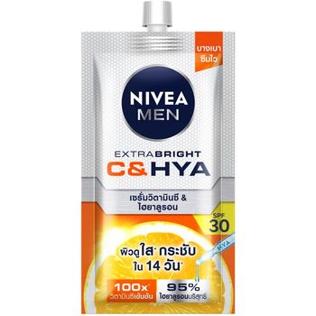 Nivea Men Extra Bright Vitamin C And Hyaluronic Serum SPF30 7ml