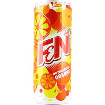 F&N Sparkling Flavoured Outrageous Orange 325ml