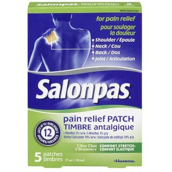 Salonpas 12 Hour Pain Relief Patch 5pcs