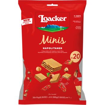 Loacker Classic Mini Crispy Wafers Napolitaner