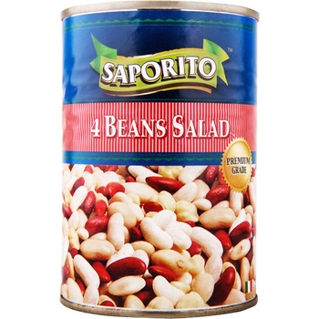 Saporito Can Food 4 Beans Salad 400g