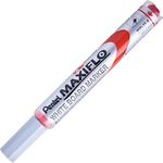 Pentel Maxiflo White Board Marker Slim Bullet Tip Red 1.1mm