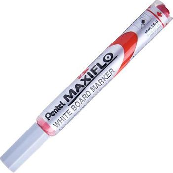 Pentel Maxiflo White Board Marker Slim Bullet Tip Red 1.1mm