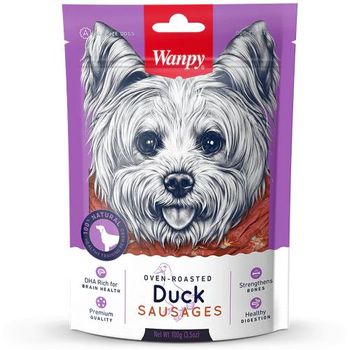 Wanpy Dog Oven-Roasted Duck Sausages 100g