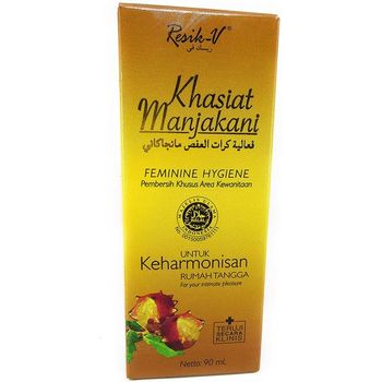 Resik-V Vaginal Cleanser Benefits of Manjakani 90ml