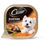 Cesar French Style Chicken with Vegetables Pate Dog Food 100g