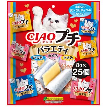 Inaba Pet Food Ciao Petit Variety 8g x 25 pcs