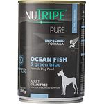 Nutripe Pure Ocean Fish& Green Tripe Wet Dog Food 390g