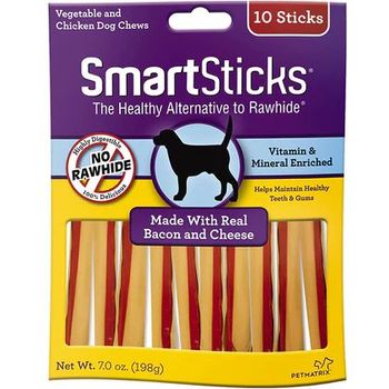 SmartBones Smart Sticks Bacon And Cheese 10pcs 200g