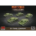 Battlefront Miniatures Flames of War Late War Soviet KV-8 Tank Company SBX73