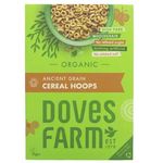 Doves Farm (Freee) - Organic Breakfast Cereal, Ancient Grain Cereal Hoops (300g) | Exp: 19/03/26