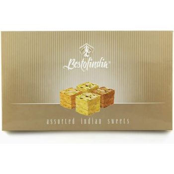 Bestofindia Soan Papdi Assorted 4 in 1 Indian Sweets