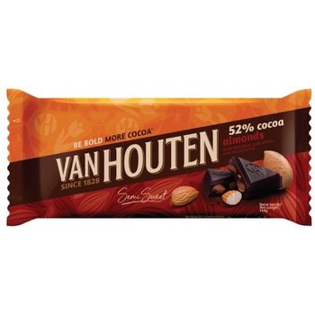 Van Houten 52% Cocoa Almond 40g
