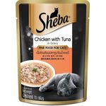 Sheba Rich Premium Adult 1 Year Chicken With Tuna In Gravy 70g