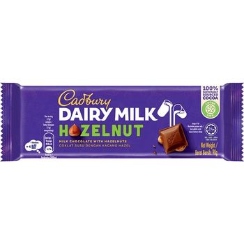 Cadbury Dairy Milk Hazelnut Chocolate 90g