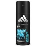 Adidas Ice Dive Deodorant 150ml Spray Developed With Athletes Cool Tech Fresh 24 Hour Boost